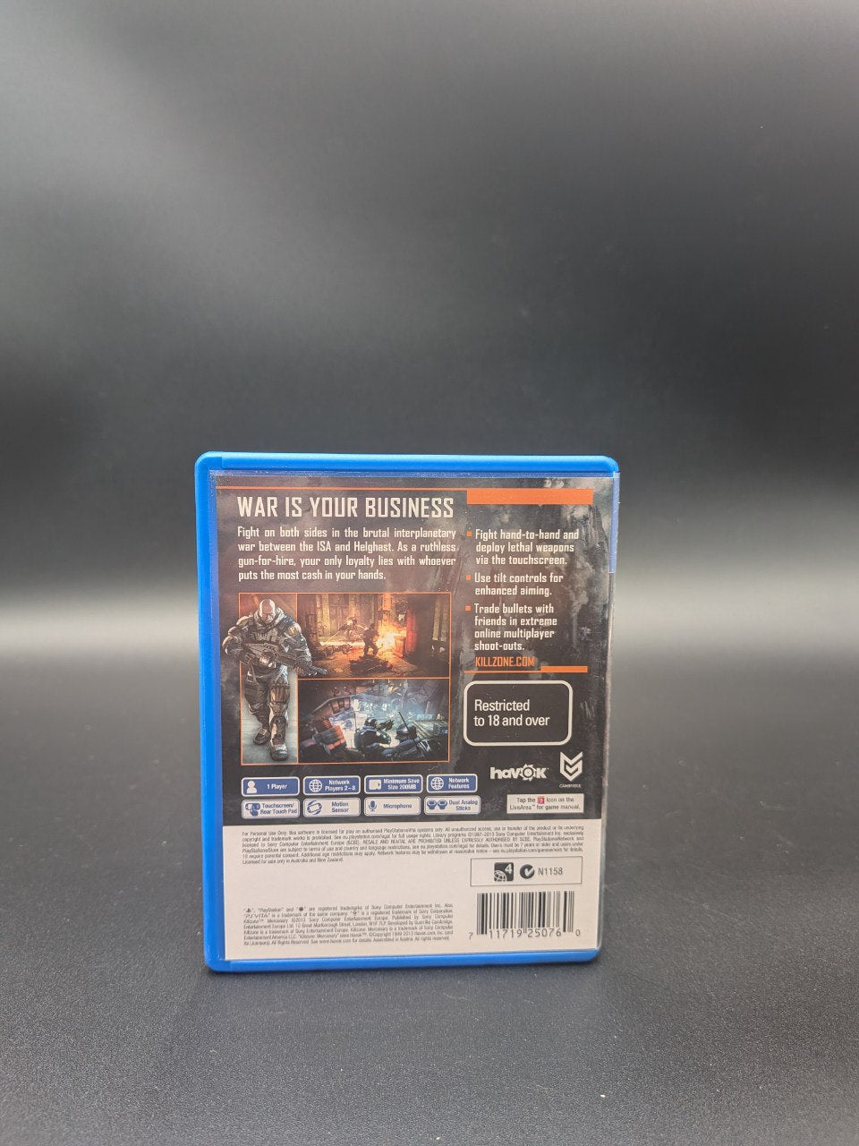 Killzone: Mercenary | PSV | PAL | CIB