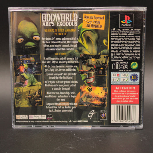 Oddworld Abe's Exoddus | Playstation | PAL | Complete