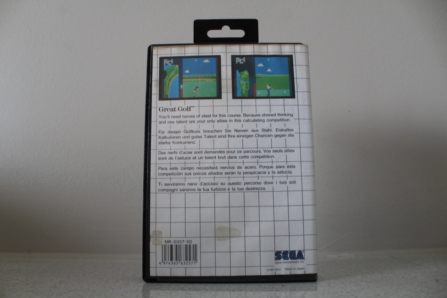 Great Golf | Sega Master System | PAL | No Manual