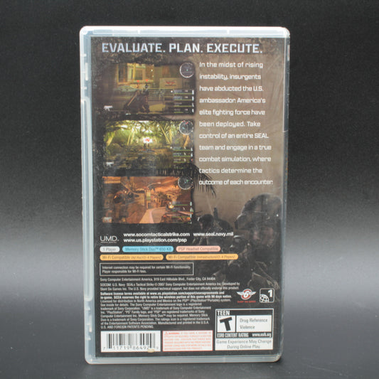 SOCOM US Navy Seals Tactical Strike | Playstation Portable | PAL | CIB