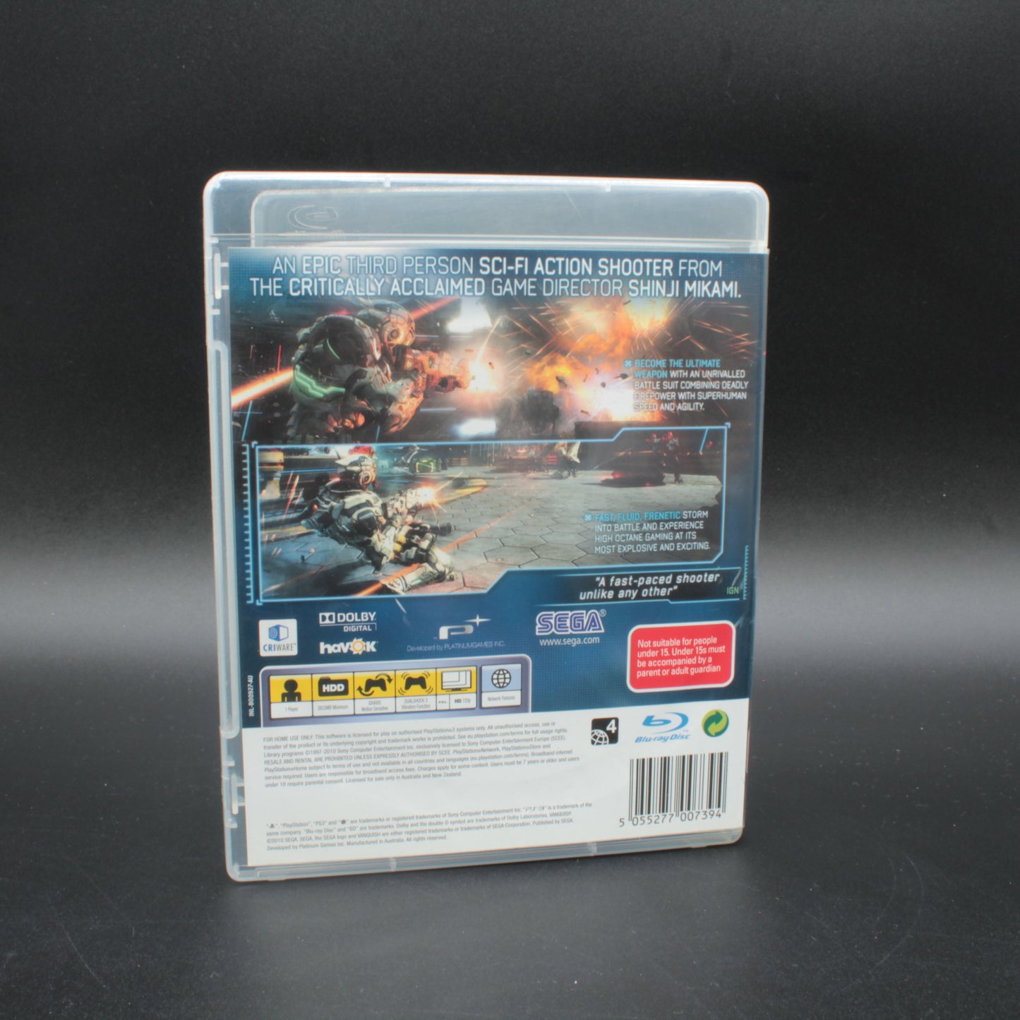 Vanquish | PS3 | PAL | Complete