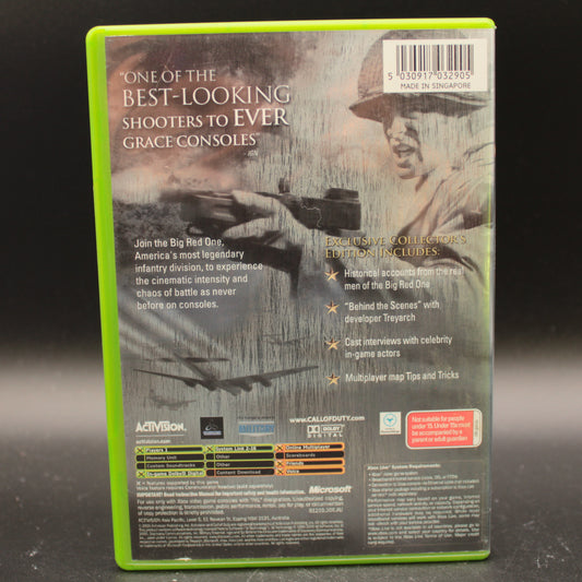 Call of Duty 2: Big Red One | Xbox | PAL | Complete with Manual
