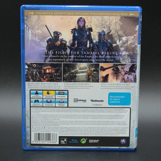 Elder Scrolls Online Tamriel Unlimited | Playstation 4 | PAL | Complete