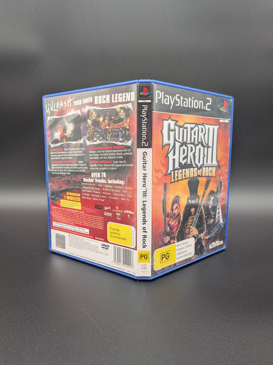 Guitar Hero 3 Legends of Rock | PS2 | PAL | CIB