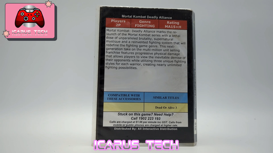 Mortal Kombat Deadly Alliance | XBOX | PAL | Ex-Rental