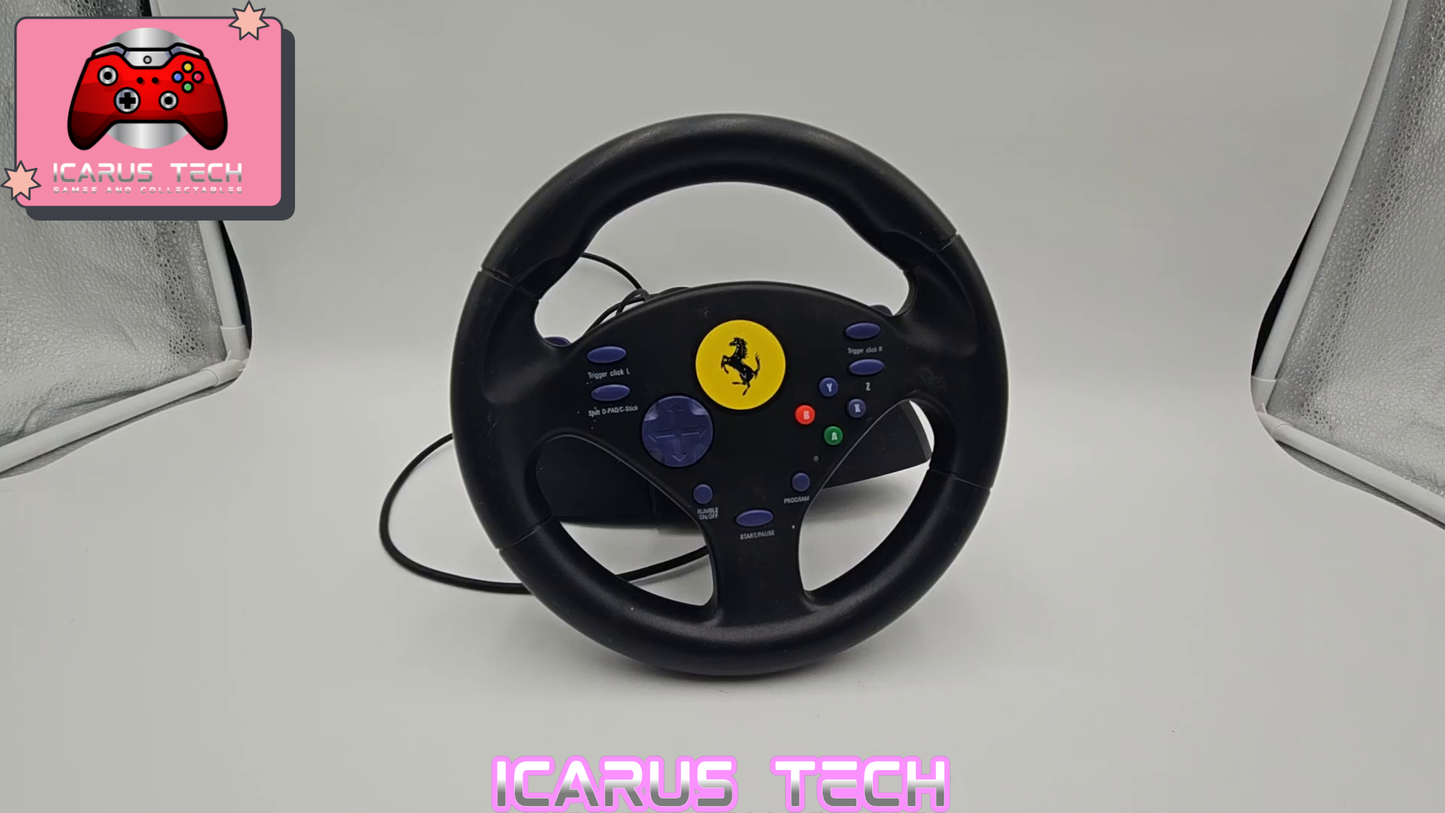 GameCube Thrustmaster Challenge 2 Wheel/Racing Controller | GC