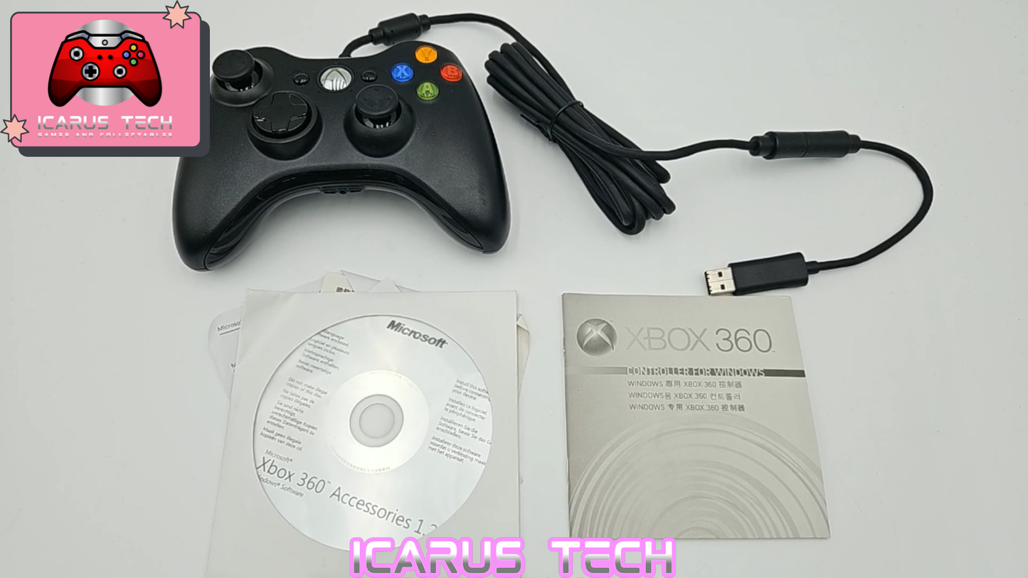 Black Xbox 360 Wired Controller | 360