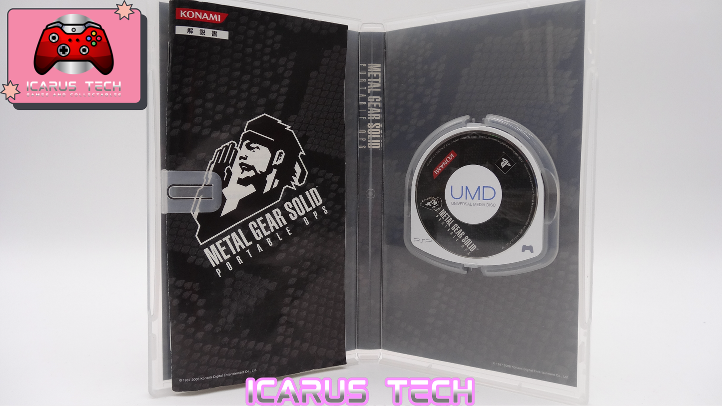 Metal Gear Solid: Portable Ops | PSP | NTSC-J | CIB | Region Free