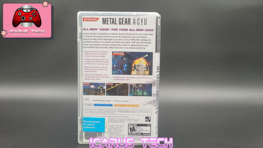Metal Gear Acid | PSP | NTSC-U | Ex-Rental | REGION FREE