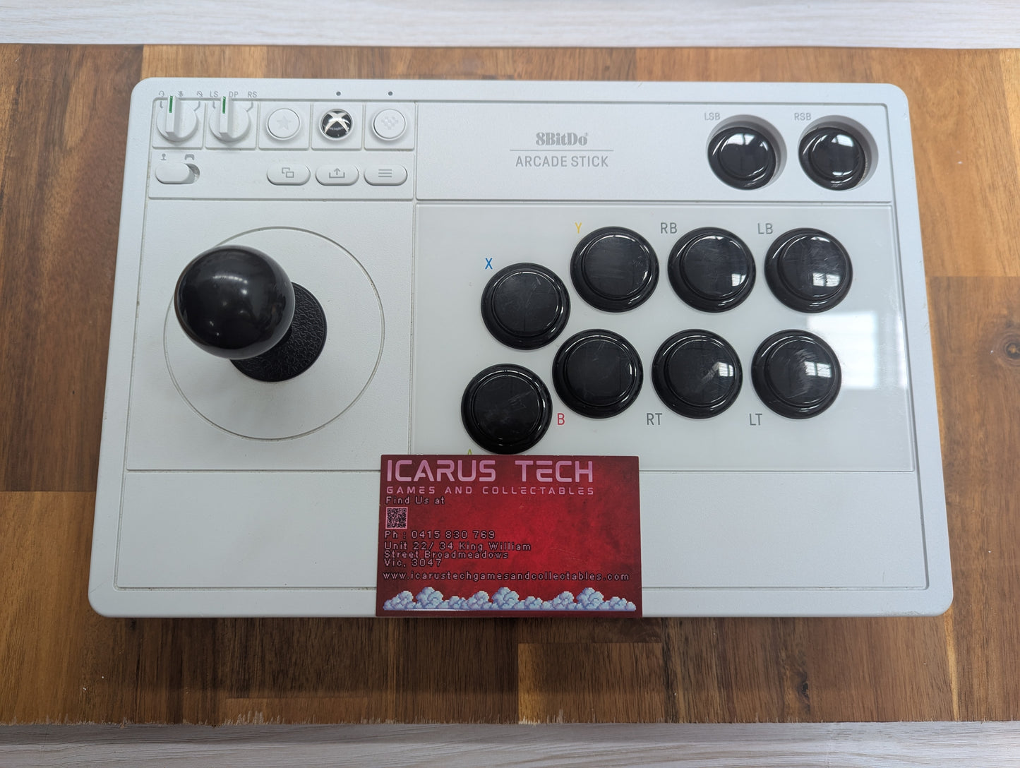 8BitDo Arcade Stick for Xbox (White) | XONE