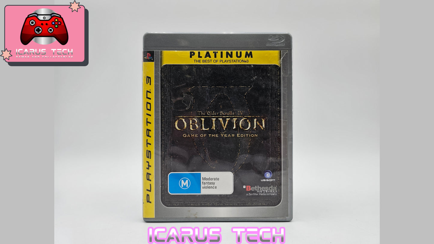 Elder Scrolls IV: Oblivion [Game of the Year Platinum] | PS3 | PAL | CIB