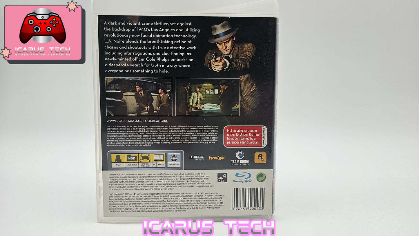 L.A. Noire | PS3 | PAL | CIB