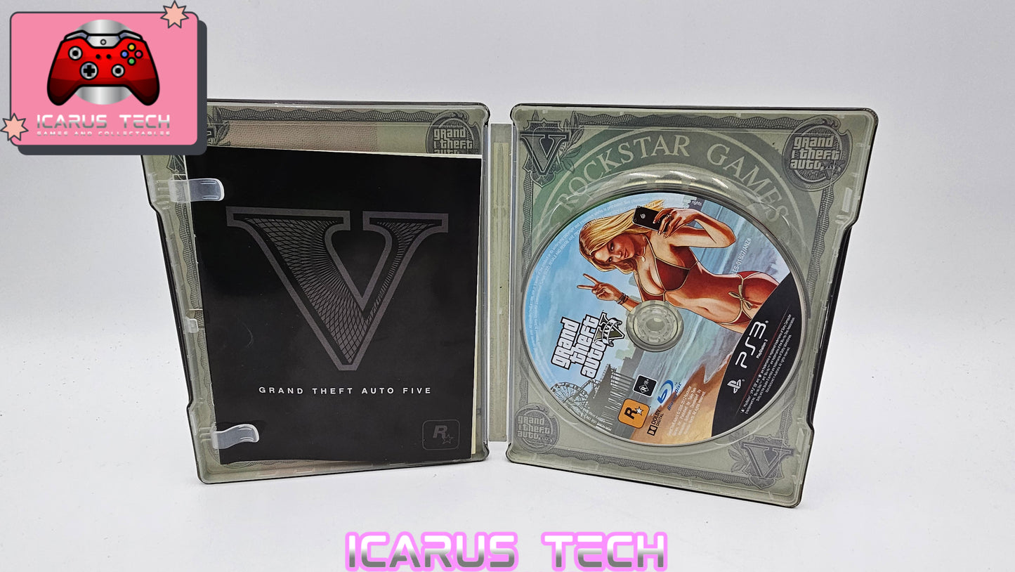 Grand Theft Auto V [Steelbook] | PS3 | PAL | CIB