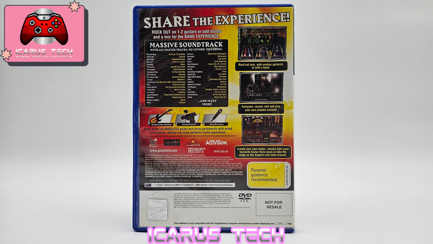Guitar Hero World Tour | PS2 | PAL | CIB