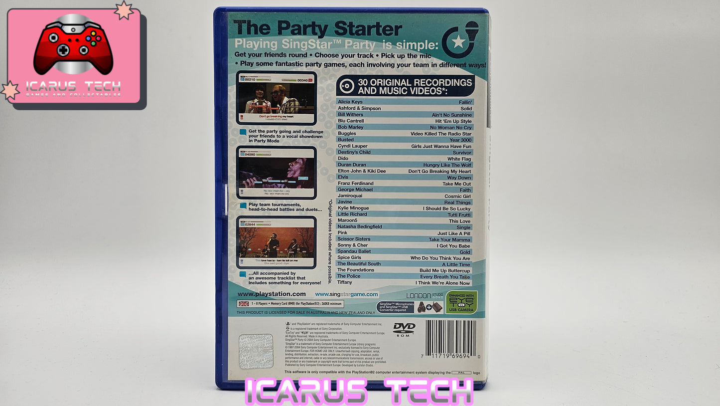 SingStar Party | PS2 | PAL | CIB