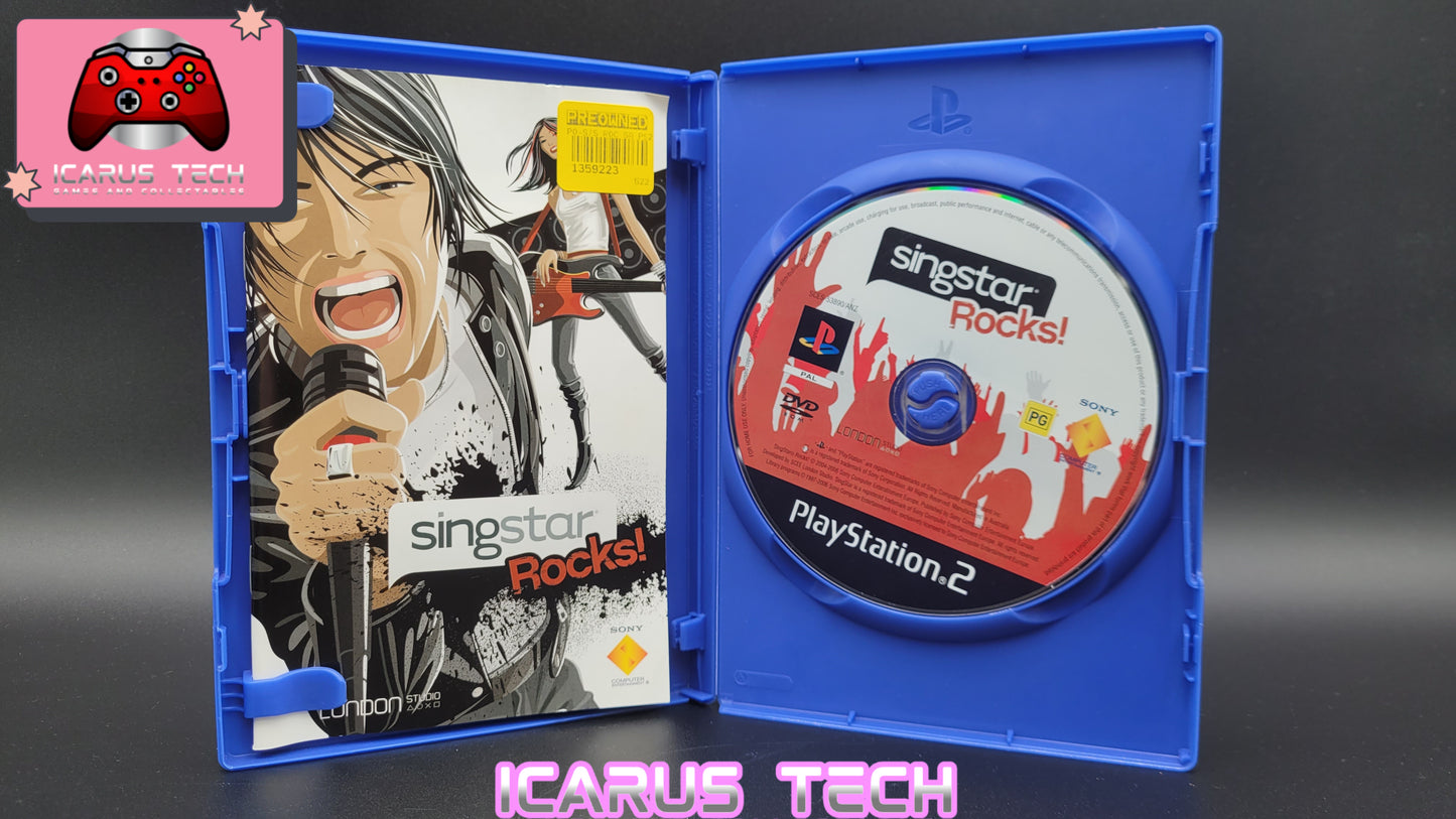 SingStar Rocks | PS2 | PAL | CIB