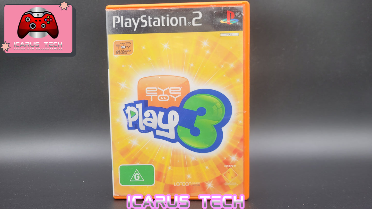 Eye Toy Play 3 | PS2 | PAL | CIB