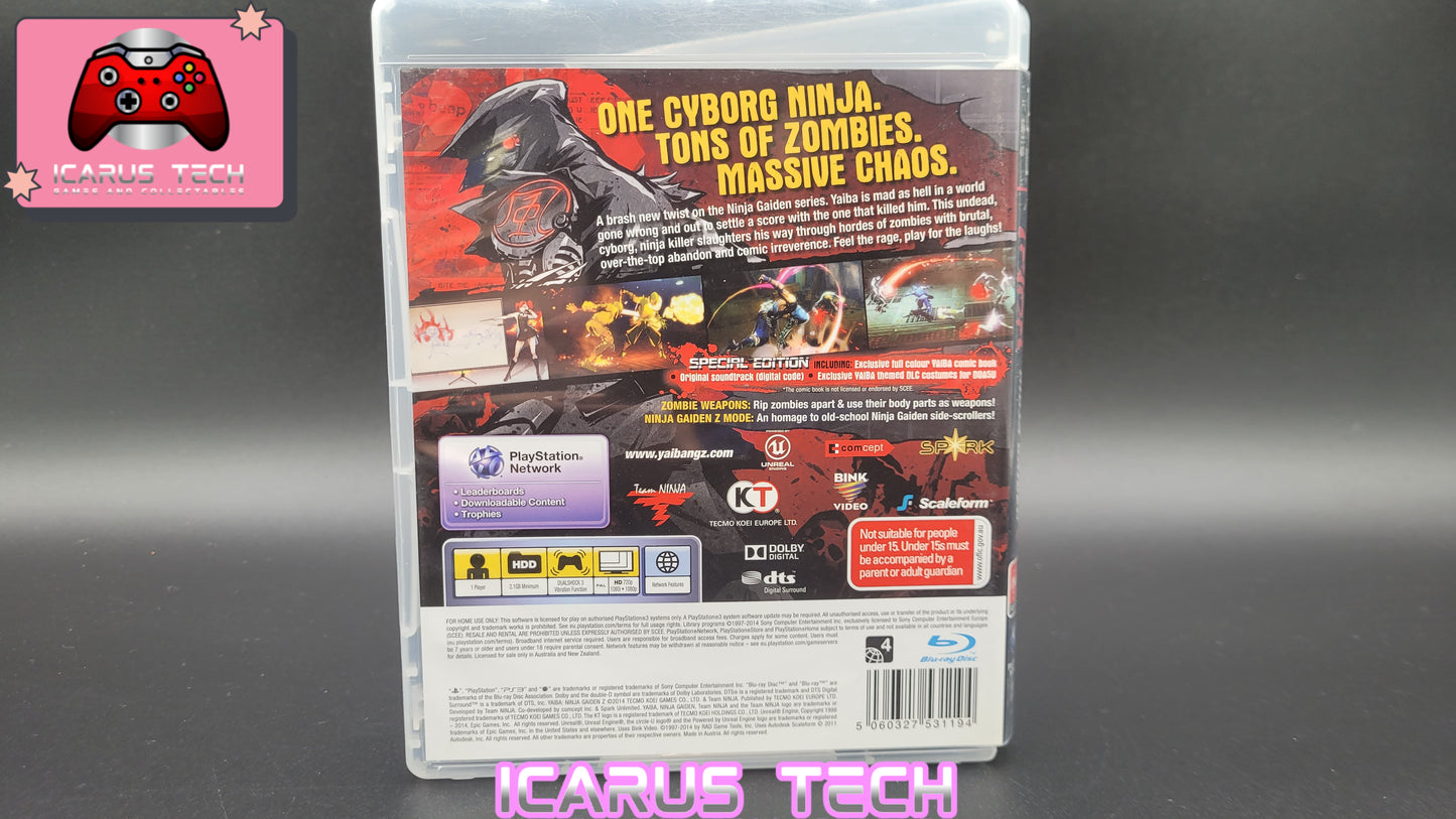 Yaiba: Ninja Gaiden Z | PS3 | PAL | CIB