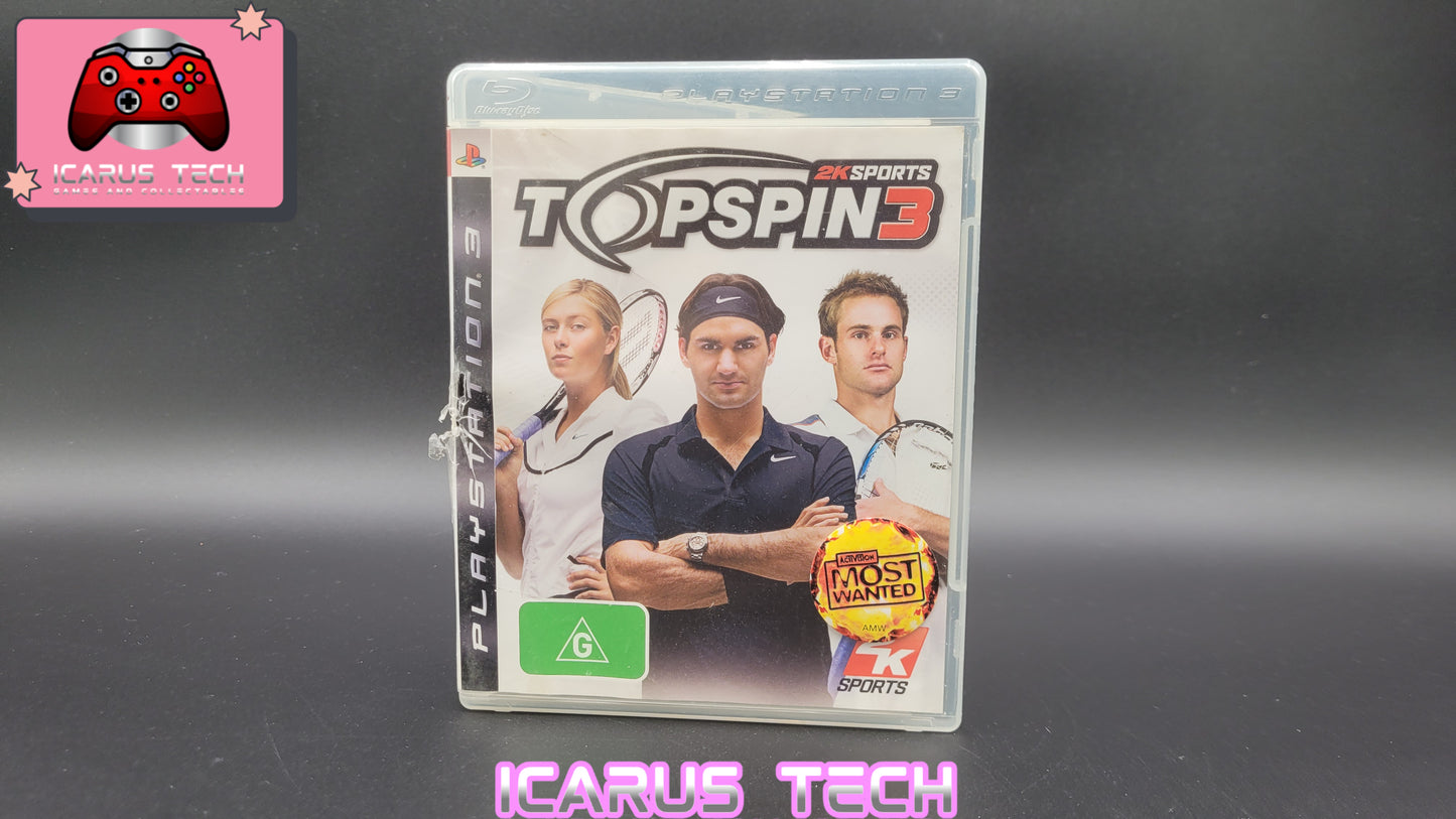 Top Spin 3 | PS3 | PAL | CIB