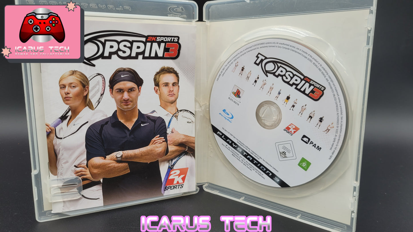 Top Spin 3 | PS3 | PAL | CIB