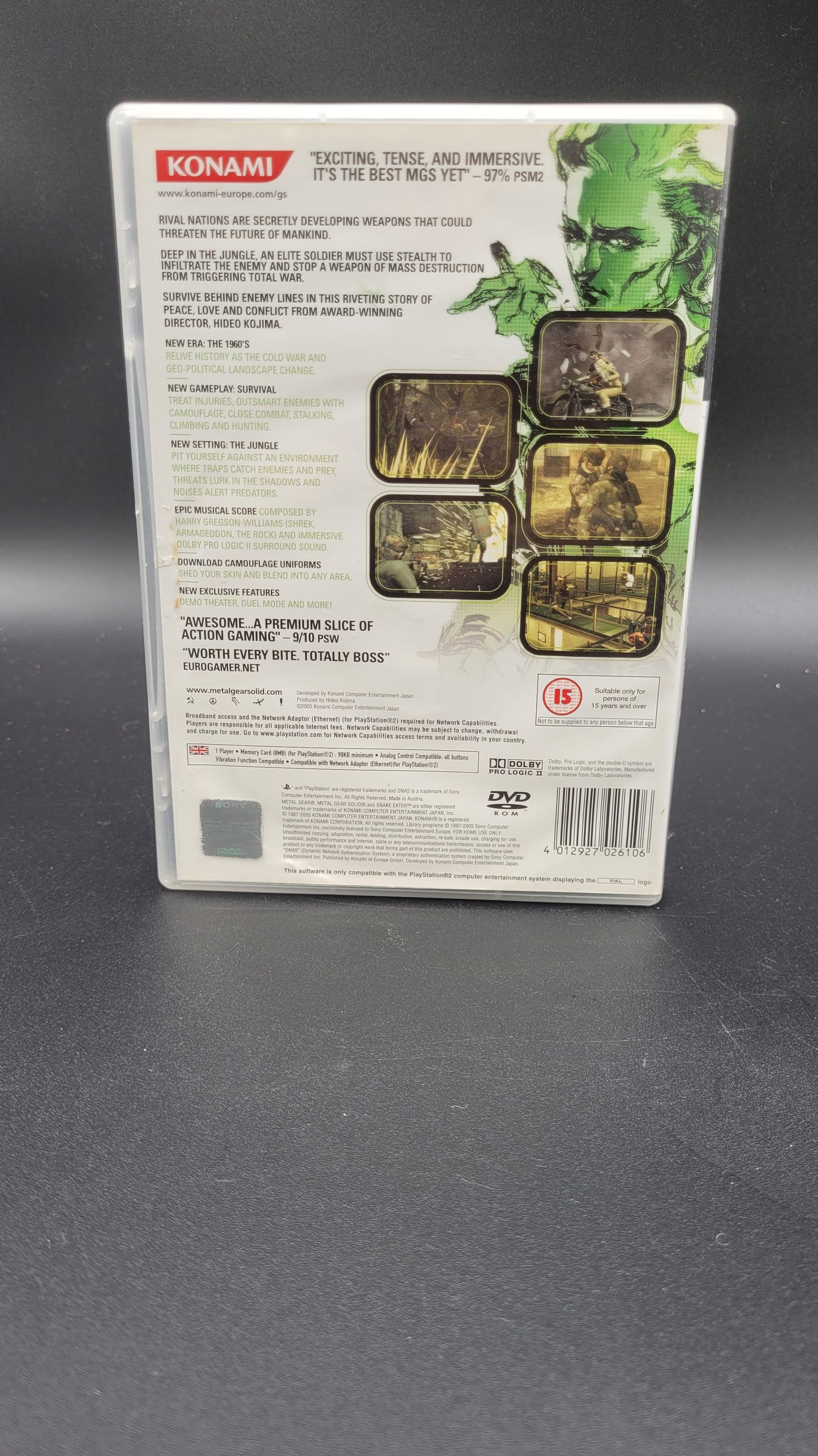 Metal Gear Solid 3 Snake Eater | PS2 | PAL | CIB