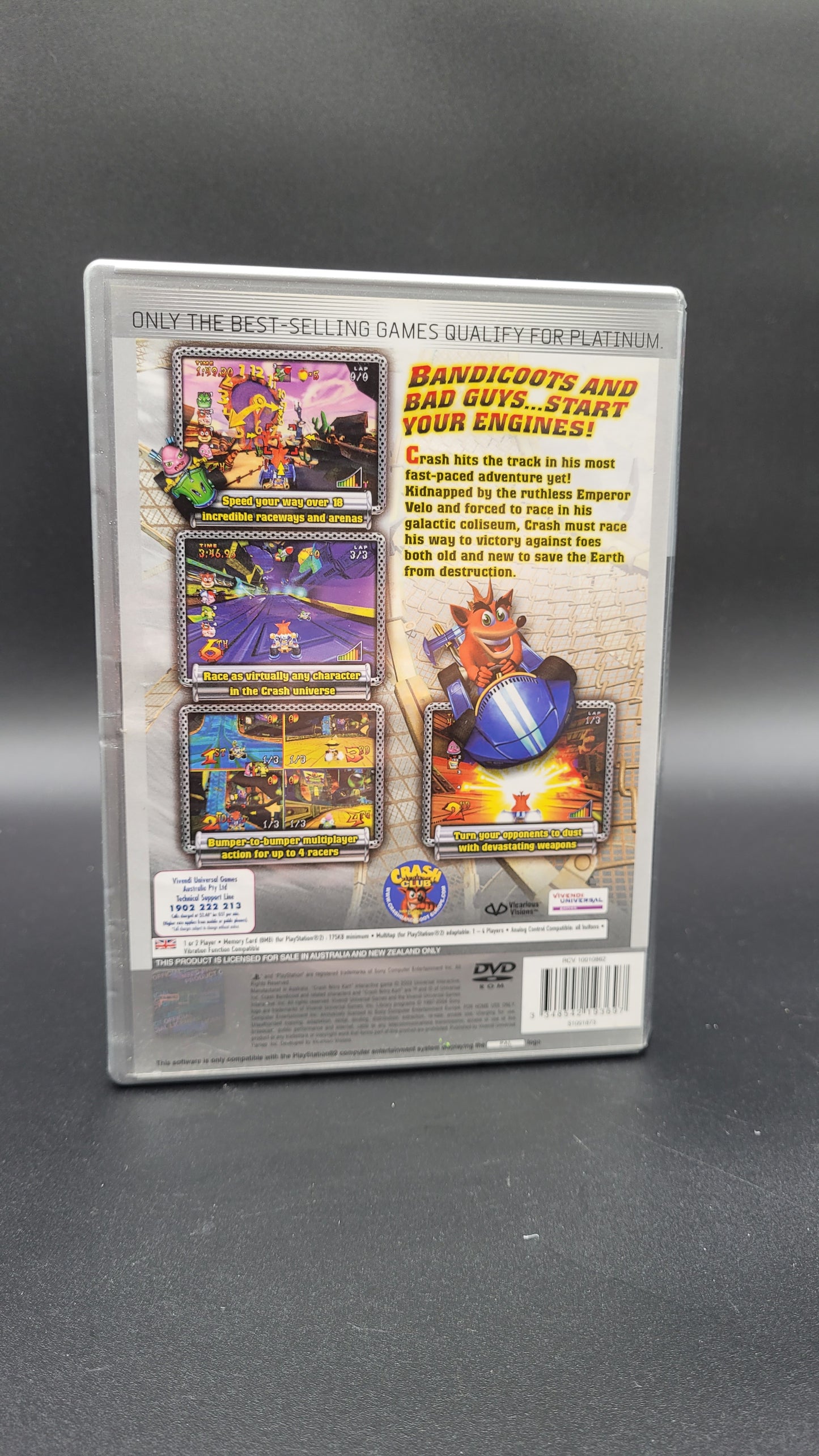 Crash Nitro Kart [Platinum] | PS2 | PAL | CIB
