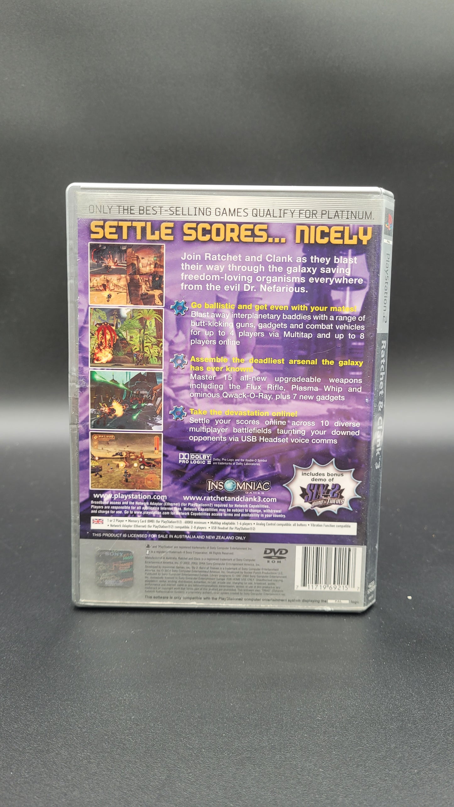 Ratchet & Clank 3 [Platinum] | PS2 | PAL | CIB