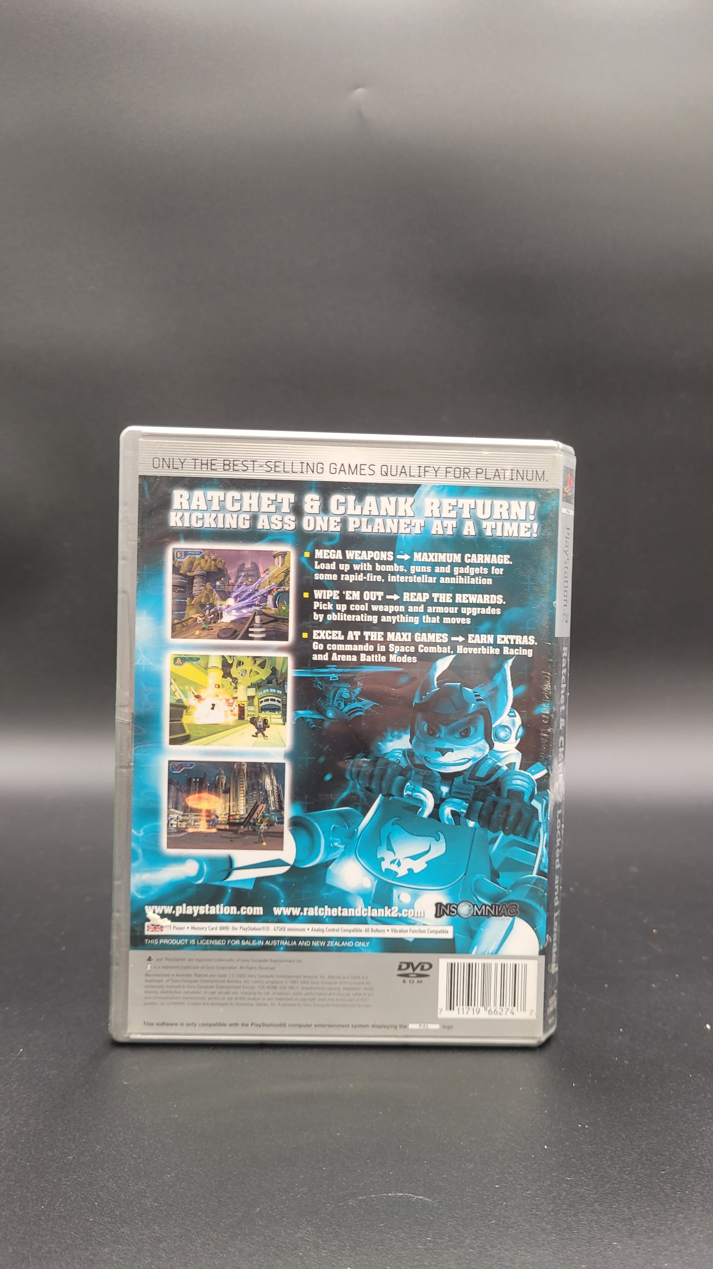Ratchet & Clank 2: Locked & Loaded [Platinum] | PS2 | PAL | CIB