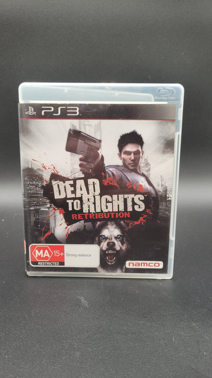 Dead to Rights: Retribution | PS3 | PAL | CIB