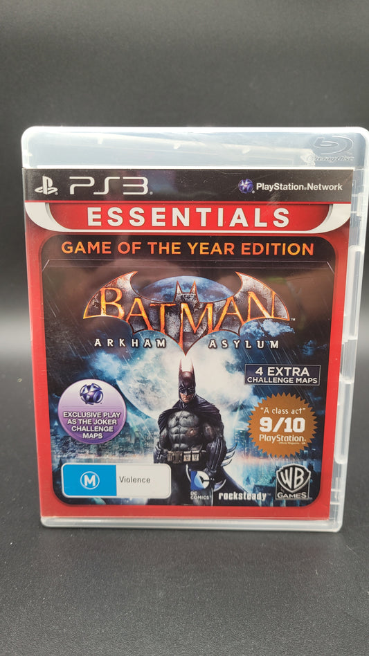 Batman: Arkham Asylum [Game of the Year] | PS3 | PAL | CIB
