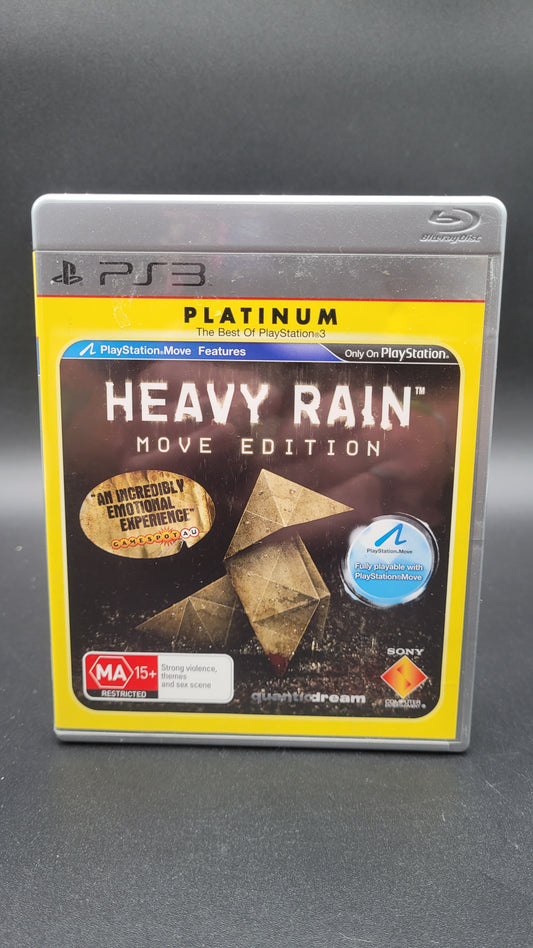 Heavy Rain Move Edition [Platinum] | PS3 | PAL | CIB - Ps Move