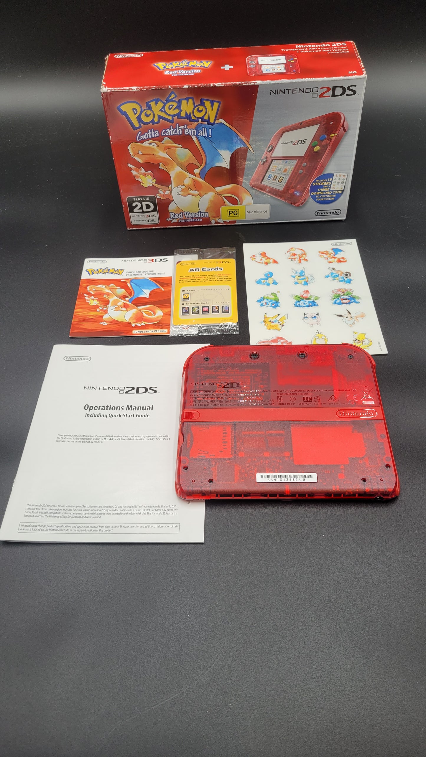 Pokemon Red 20th anniversary 2DS | 2DS | PAL | 12 Month Warranty