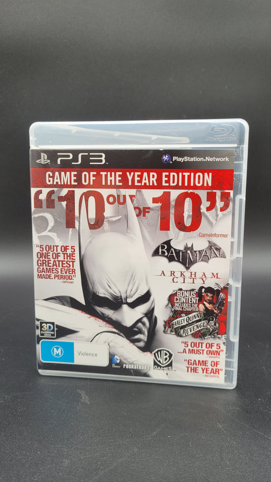Batman: Arkham City [Game of the Year] | PS3 | PAL | CIB