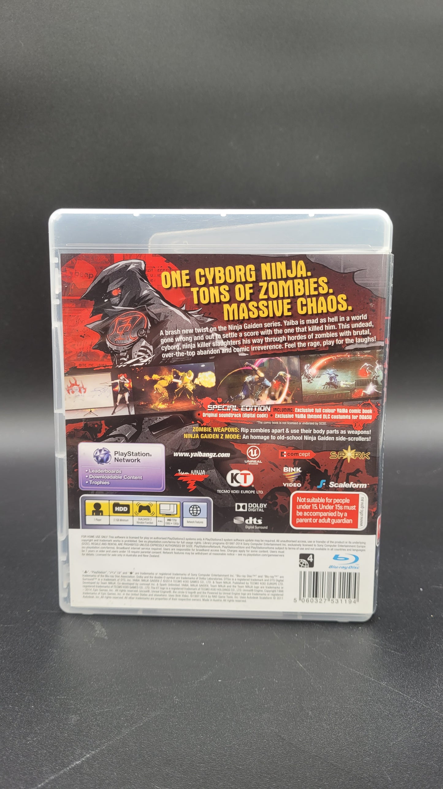 Yaiba: Ninja Gaiden Z | PS3 | PAL | CIB