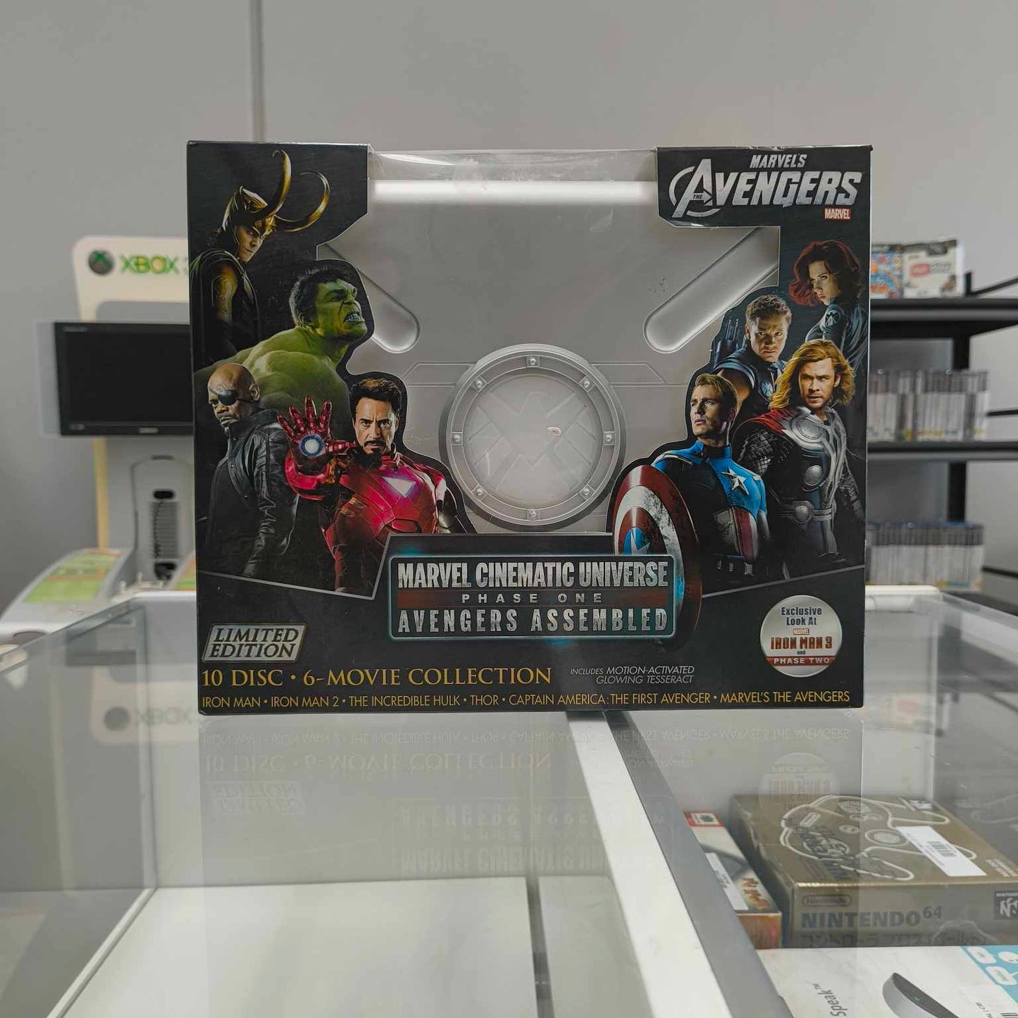 Marvel Cinematic Universe Phase One Avengers Tesseract Briefcase Limited Edition | DVD | CIB