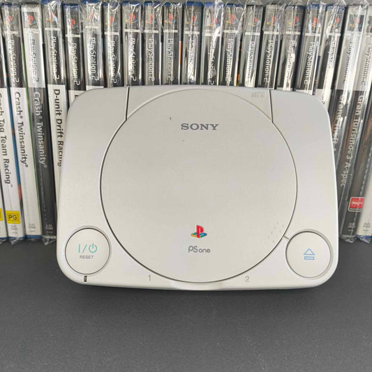 PSOne Slim System | PS1 | PAL | Cables and one Controller