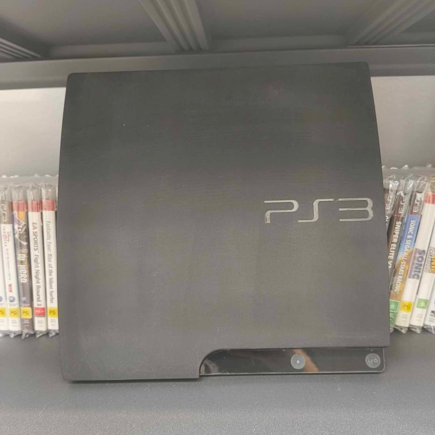 PS3 Slim Console | PS3 | CECH3002B | Cables and one controller