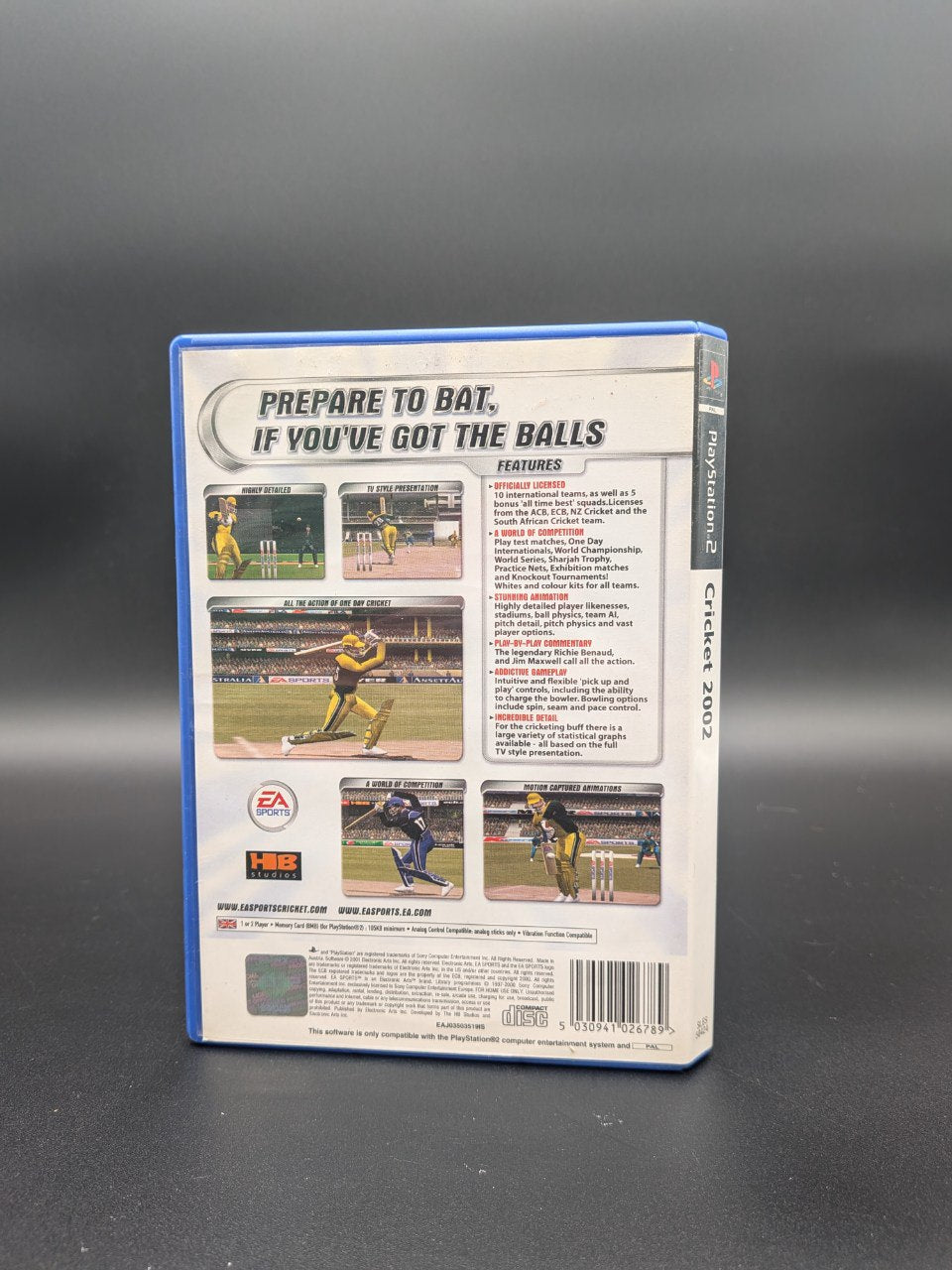 Cricket 2002 | PS2 | PAL | CIB