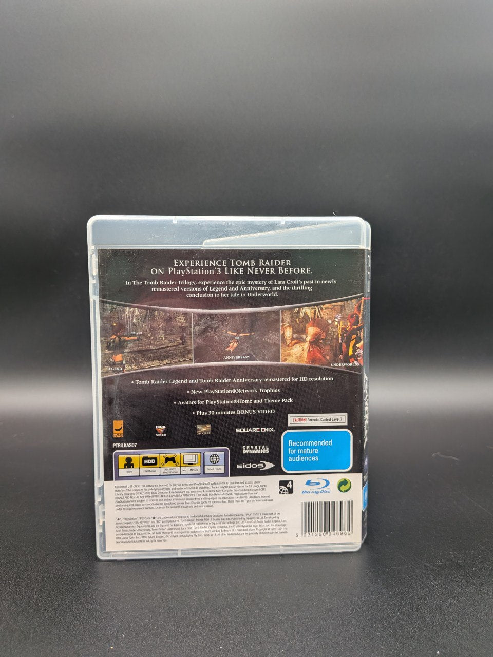 Tomb Raider Trilogy | PS3 | PAL | No Manual