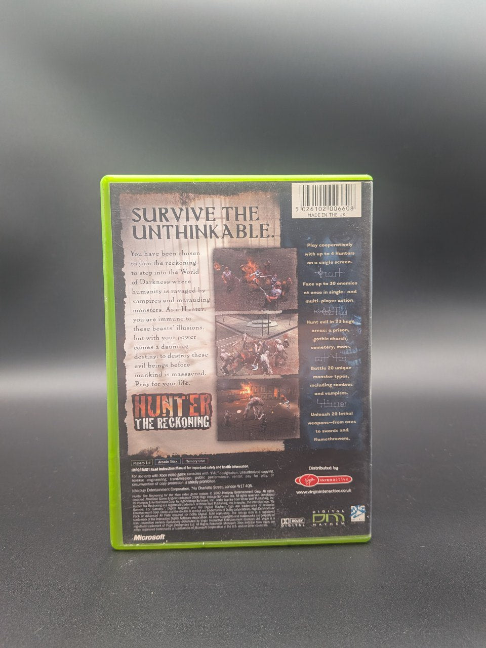 Hunter the Reckoning | Xbox | PAL | CIB