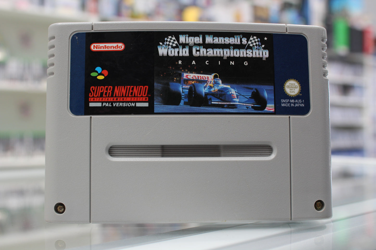 Nigel Mansell's World Championship Racing | Super Nintendo | PAL | Cart Only