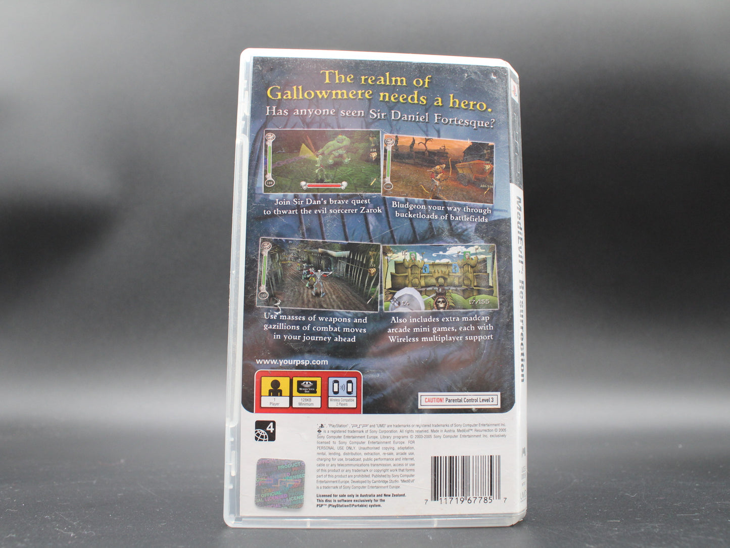 Medievil | PSP | Complete with Manual