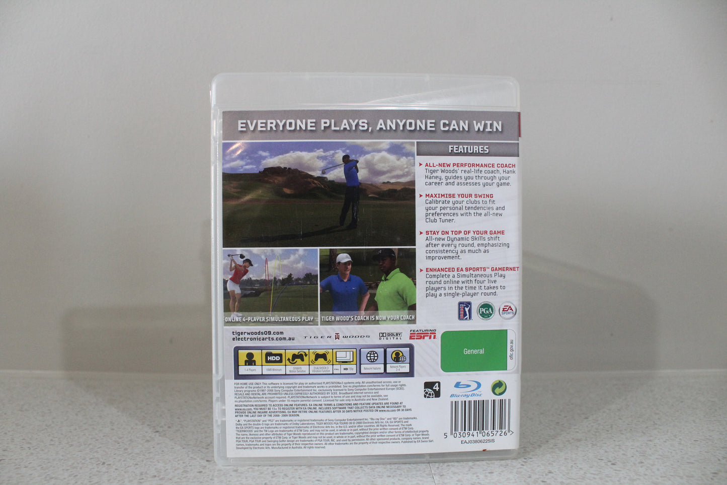Tiger Woods PGA Tour 09 | PS3 | PAL | Complete With Manual