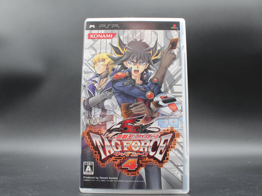 Yūgiō Faibu Dīzu TAG FORCE 4 | PSP | NTSC-J | Complete with Manual and Sealed Promo Cards