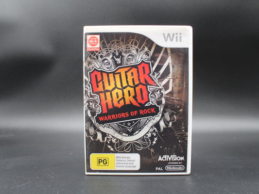 Guitar Hero Warriors Of Rock | Wii | PAL | Complete with Manual