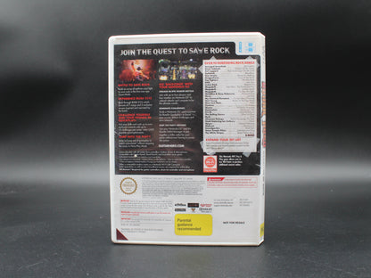 Guitar Hero Warriors Of Rock | Wii | PAL | Complete with Manual