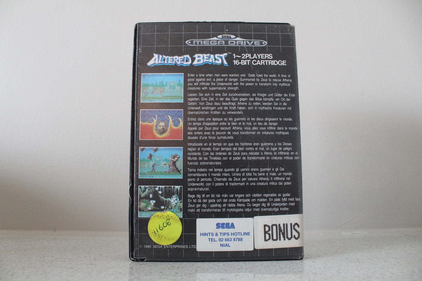 Altered Beast | Sega Mega Drive | PAL | Complete with Manual