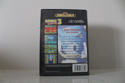 Sonic The Hedgehog 3 | Sega Mega Drive | PAL (Asian/English Release) | Complete with Both Manuals