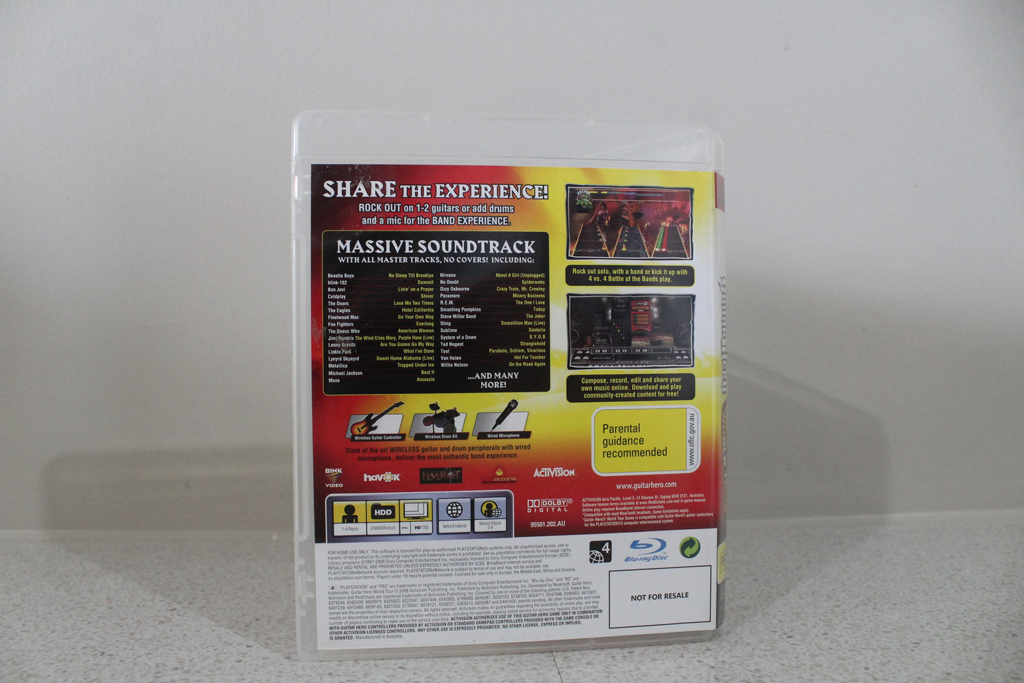 Guitar Hero World Tour | PS3 | PAL | Complete with Manual