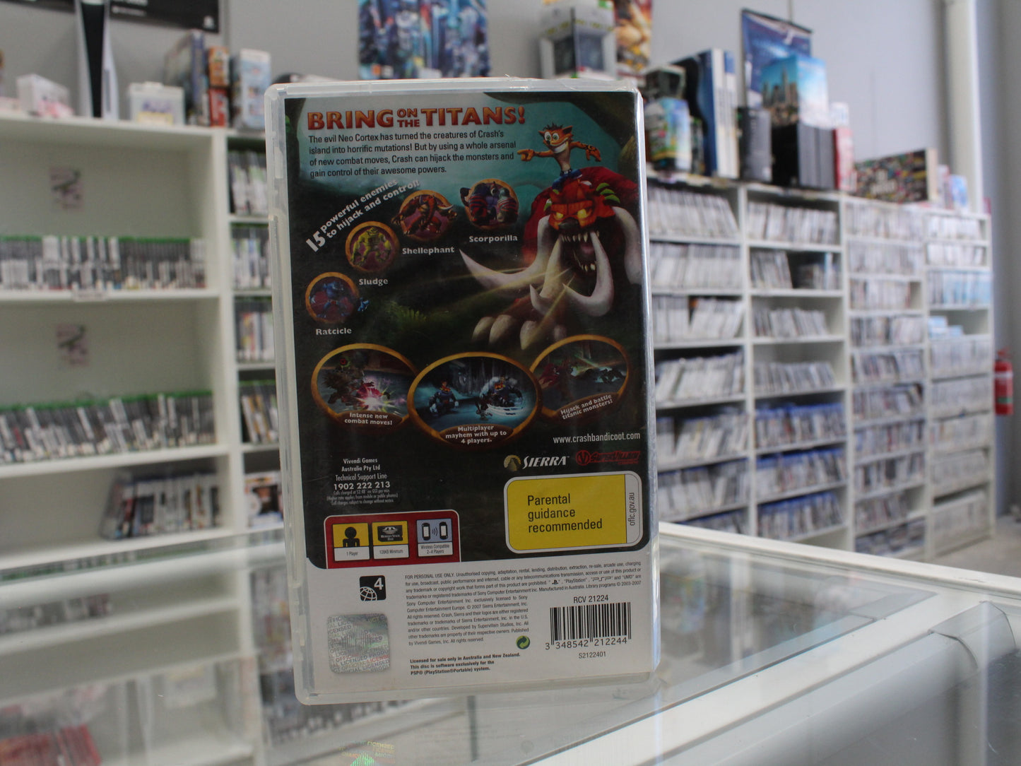 Crash of the Titans | PSP | PAL | Complete with manual